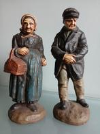 Antieke beeldjes oma en opa., Antiek en Kunst, Ophalen