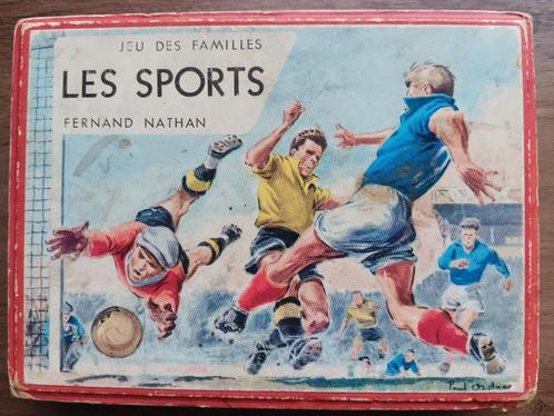 Vintage kwartet "Les sports" van Fernand Nathan, 1960, Antiek en Kunst, Antiek | Speelgoed, Ophalen of Verzenden