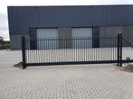 Vrijdragende spijlen schuifpoort 6x1,8 incl motor en montage, Ophalen, Schuifpoort, Nieuw, 200 cm of meer