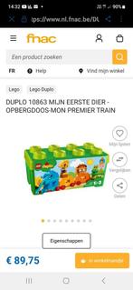 Lego duplo dierentrein + gratis racebaan, Ophalen of Verzenden