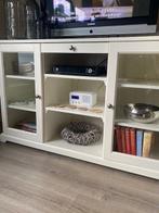 TV-kast (met bijhorende boekenkast), Huis en Inrichting, Kasten |Televisiemeubels, Ophalen, Gebruikt, 100 tot 150 cm, Landelijk