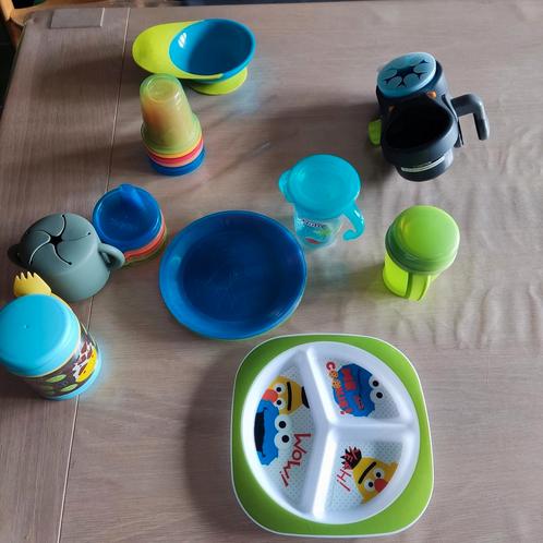 Anti-lek bekers, snackpotjes, bordjes, teutbekers, ..., Kinderen en Baby's, Kinderspulletjes, Zo goed als nieuw, Ophalen of Verzenden