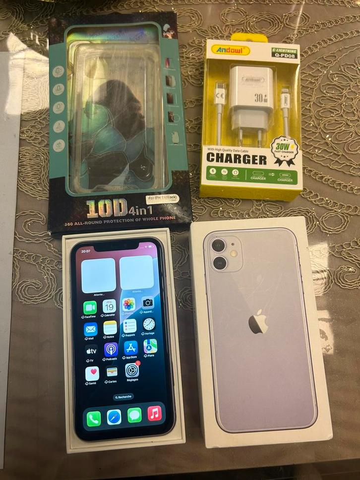 Apple iPhone 11, Telecommunicatie, Mobiele telefoons | Apple iPhone, Zo goed als nieuw, 128 GB, Zonder abonnement, Zonder simlock