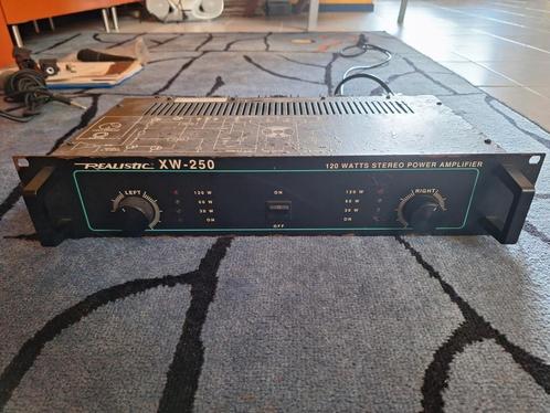 Realistic XW-250 Eindversterker, Muziek en Instrumenten, Versterkers | Keyboard, Monitor en PA, Gebruikt, Minder dan 500 watt