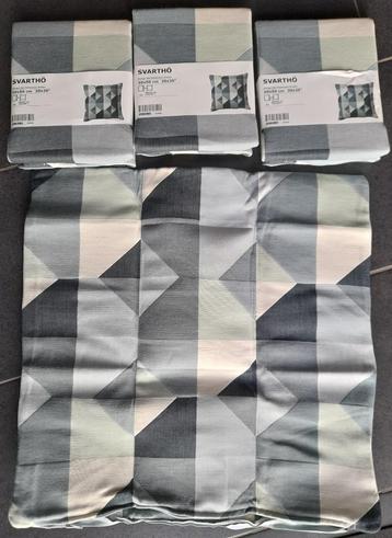 4 Prachtige kussenslopen met ritssluiting – Svarthö (IKEA) beschikbaar voor biedingen