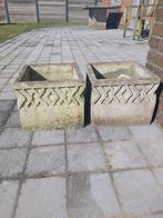 2 Bacs en pierre (pour plantes ou déco)., Jardin & Terrasse, Bacs à fleurs & Jardinières, Utilisé, Pierre