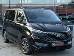 Ford Tourneo Custom 2.0TD Titanium X TVAC GARANTIE10/29 8PL, Auto's, Gebruikt, 4 cilinders, Zwart, Leder