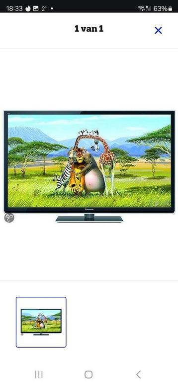 PANASONIC TX - P42ST50E neoPLASMA TV  beschikbaar voor biedingen