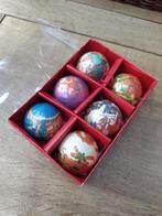 6 kerstballen in hun doos - D 5cm, Ophalen of Verzenden
