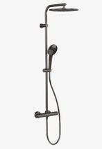 Blaufoss Round 300 regendoucheset Brushed GunMetal, Ophalen, Zo goed als nieuw, Douche