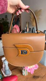 Cognac kleurige delvaux, Handtassen en Accessoires, Ophalen of Verzenden, Gebruikt, Bruin, Handtas