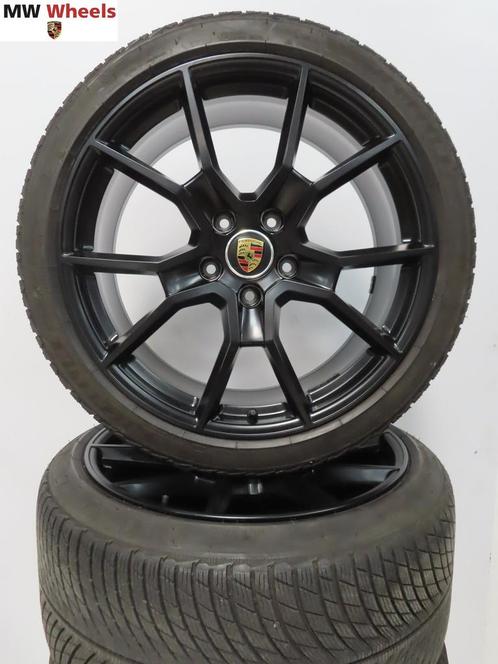 Originele Porsche Taycan 21 inch velgen Spyder winterbanden, Auto-onderdelen, Banden en Velgen, Banden en Velgen, Winterbanden