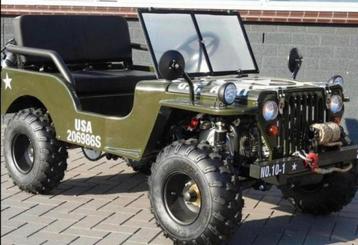 Willy Jeep 150cc 70km/u 1 Cilinder 2025 NIEUW ! beschikbaar voor biedingen