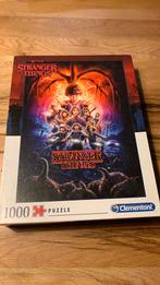 Puzzel Stranger Things (Clementoni, 1000 stukjes), Ophalen of Verzenden, 500 t/m 1500 stukjes, Zo goed als nieuw, Legpuzzel