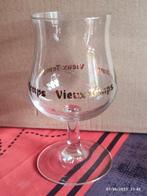 2 Verres VIEUX TEMPS. Brasserie de Mont Saint Guibert., Collections, Marques de bière, Comme neuf, Autres marques, Enlèvement ou Envoi