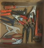 Oud gereedschap 15 stuks: vooral tangen, Doe-het-zelf en Bouw, Gereedschap | Handgereedschap, Ophalen, Gebruikt