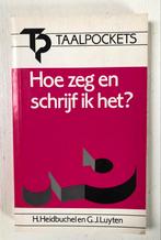 Taalpockets Nederlands Hoe zeg en schrijf ik het?, Ophalen of Verzenden, Gelezen