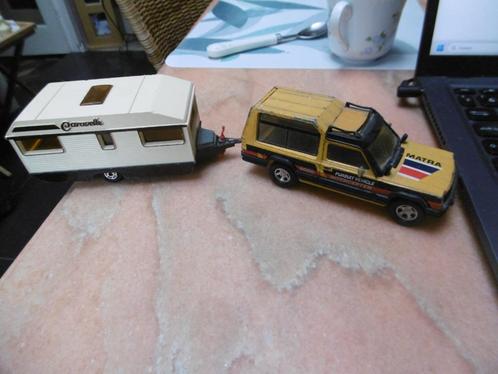 matchbox auto en caravan, groter model, Hobby en Vrije tijd, Modelbouw | Auto's en Voertuigen, Gebruikt, Auto, 1:32 tot 1:50, Overige merken