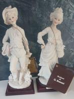 Couple de statuettes Giuseppe Armani Florence Capodimonte, Antiek en Kunst, Ophalen of Verzenden