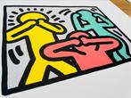 Kleurrijke litho | Keith Haring | Horen zien zwijgen, Antiek en Kunst, Kunst | Litho's en Zeefdrukken, Ophalen of Verzenden