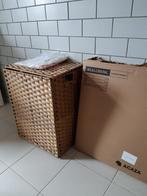 2 ! identieke splinternieuwe rotan wasmanden acaza acalcb51, Ophalen, Nieuw