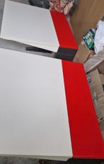 Bureeltafels + bureelstoel, Ophalen, Gebruikt, Beige, Bureaustoel