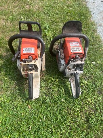 2 stihl kettingzagen beschikbaar voor biedingen
