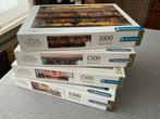 4 puzzels Clementony 1000 en 1500 stuks, Ophalen, 500 t/m 1500 stukjes, Zo goed als nieuw, Legpuzzel