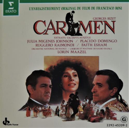 Carmen /Bizet - Migenes/Domingo/Raimondi/Maazel - Erato -DDD, Cd's en Dvd's, Cd's | Klassiek, Zo goed als nieuw, Opera of Operette