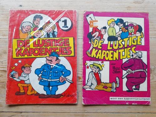 Groot lot oude strips - Lustige Kapoentjes - Ketje - Heibel., Livres, BD, Comme neuf, Enlèvement ou Envoi