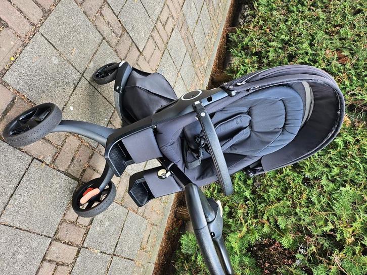 ️Stokke Xplory V6️, Kinderen en Baby's, Kinderwagens en Combinaties, Gebruikt, Kinderwagen, Met reiswieg, Verstelbare duwstang