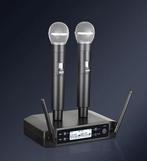 First Class draadloze microfoonset met twee UHF handmicro's, Muziek en Instrumenten, Microfoons, Ophalen of Verzenden, Nieuw, Zangmicrofoon