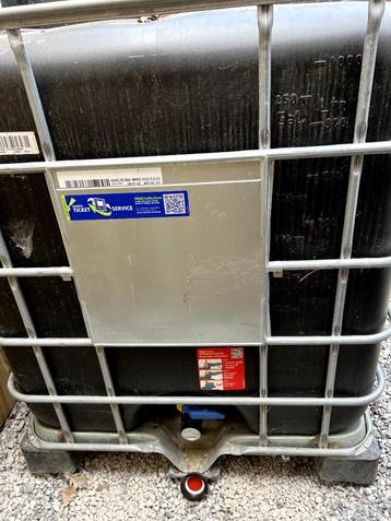 Nieuwe Zwarte ibc regenton container van 1065 L, Tuin en Terras, Regentonnen, Ophalen, Kunststof, Met kraantje, 150 liter of meer