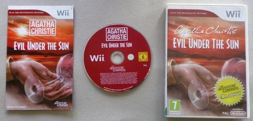 Agatha Christie Evil Under the Sun voor de Nintendo Wii, Consoles de jeu & Jeux vidéo, Jeux | Nintendo Wii, Comme neuf, Enlèvement ou Envoi