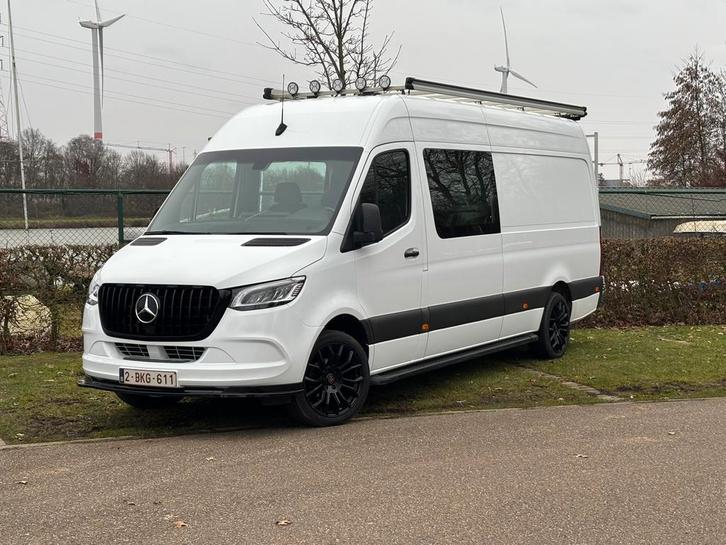 Mercedes sprinter dubbele cabine  !, Auto's, Bestelwagens en Lichte vracht, Particulier, Apple Carplay, Euro 6, Automaat, Leder