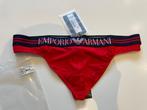 Emporio Armani herenstring, Slip, Emporio Armani, Verzenden, Rood