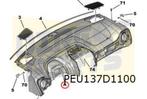 Citroën C1 / Peugeot 108 (5/14-) dashboard (HZD zwart mistra, Neuf, Citroën, -, -