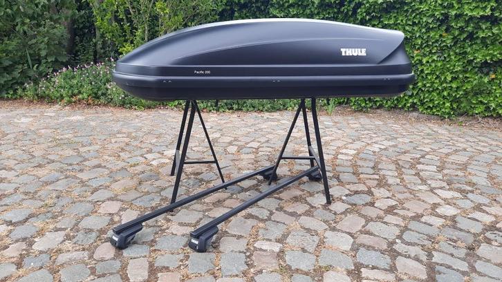 Dakkoffer+dragers te huur Thule 410liter, Auto diversen, Dakkoffers, Zo goed als nieuw, Ophalen