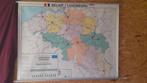 Landkaart België-Luxemburg., Livres, Atlas & Cartes géographiques, Carte géographique, Enlèvement, Belgique