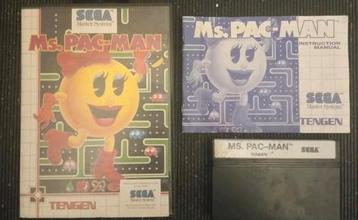 Sega Master system: Ms. Pack-Man ( Volledig, Origineel) beschikbaar voor biedingen