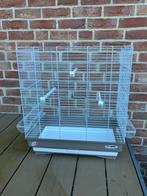 WITTE VOGELKOOI IMAC VOOR KANARIE/ZEBRAVINK/PARKIET, Dieren en Toebehoren, Ophalen, Zo goed als nieuw, Overige materialen, Vogelkooi