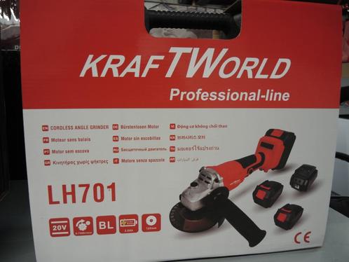 Kraftworld accu slijpmachine 20v nieuw!, Doe-het-zelf en Bouw, Gereedschap | Slijpmachines, Nieuw, Haakse handslijpmachine, Ophalen of Verzenden