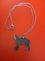 Halsketting met zwarte hond - labrador -> 5€ verzending incl, Ophalen of Verzenden, Nieuw, Zwart, Met hanger