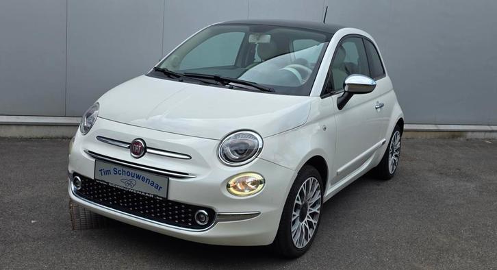 FIAT 500 LOUNGE *Pano dak* Autom Airco*, Auto's, Fiat, Bedrijf, Te koop, ABS, Airbags, Airconditioning, Bluetooth, Boordcomputer