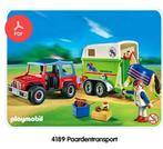 playmobil 4189 paardentransport, Complete set, Gebruikt, Ophalen of Verzenden