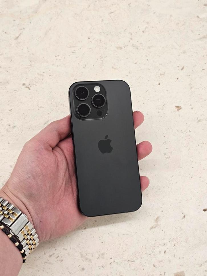 IPHONE 16 PRO 5G 128GB BLACK TITANIUM, Telecommunicatie, Mobiele telefoons | Hoesjes en Screenprotectors | Apple iPhone, Zo goed als nieuw