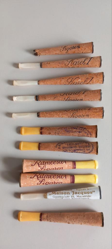 Porte cigarettes publicitaires anciens en liège, Collections, Marques & Objets publicitaires, Utilisé, Enlèvement ou Envoi