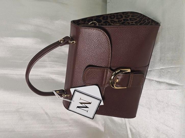 MONDRIEUX MADAME tas, Handtassen en Accessoires, Tassen | Damestassen, Nieuw, Schoudertasje, Bruin, Verzenden