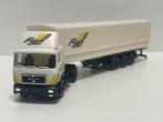 Herpa MAN F90 huifoplegger 1/87 Werbemodell, Ophalen of Verzenden, Zo goed als nieuw, Bus of Vrachtwagen, Herpa