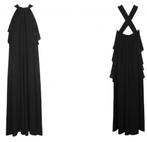 Caroline Biss soepelvallend zwarte gala jurk maat 36/38 - fe, Comme neuf, Taille 36 (S), Noir, Enlèvement ou Envoi